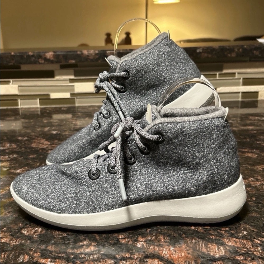 Allbirds Wool Runner High Top Sneakers Women’s Size 10 Gray Store Model